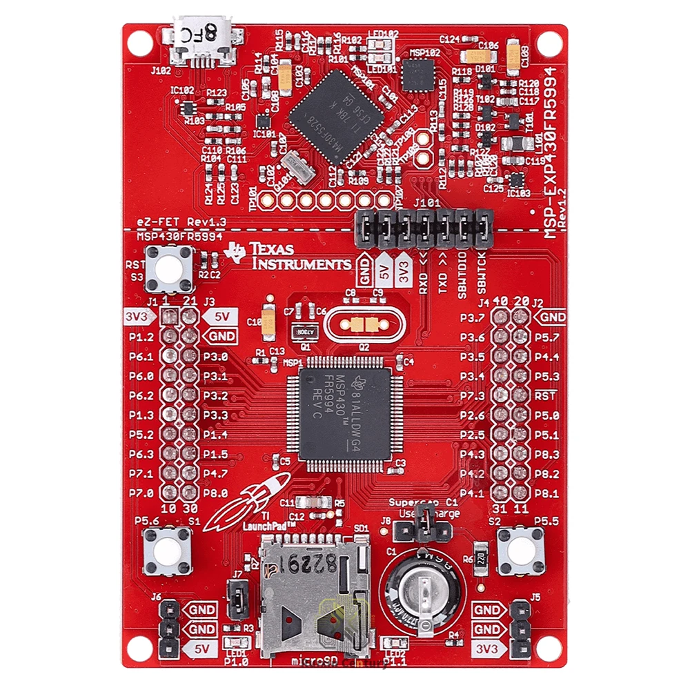 MSP-EXP430FR5994 MSP430FR5994 LaunchPad Development Kit Board 16MHz 256KB FRAM 8KB SRAM 40-Pin BoosterPack EnergyTrace++ Genuine
