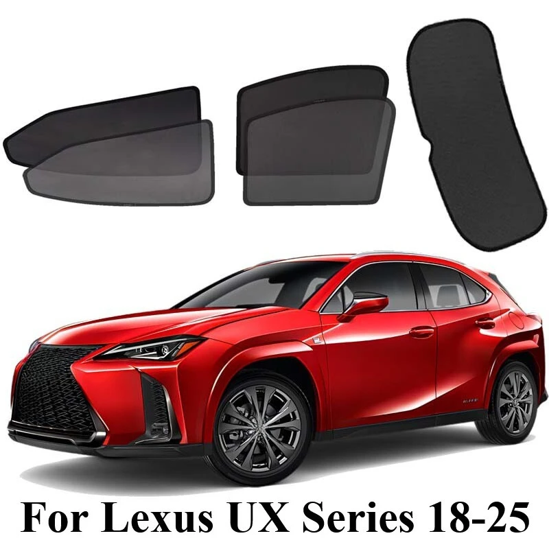 Black Sun Shades For Lexus UX Series 18-25 Front Rear Back Windows Sun Blind
