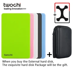 Original Twochi 2.5 Inch External Hard Drive Storage 320G 500G Mini USB3.0 1TB 750G 160G 250G HDD Portable External HD Hard Disk