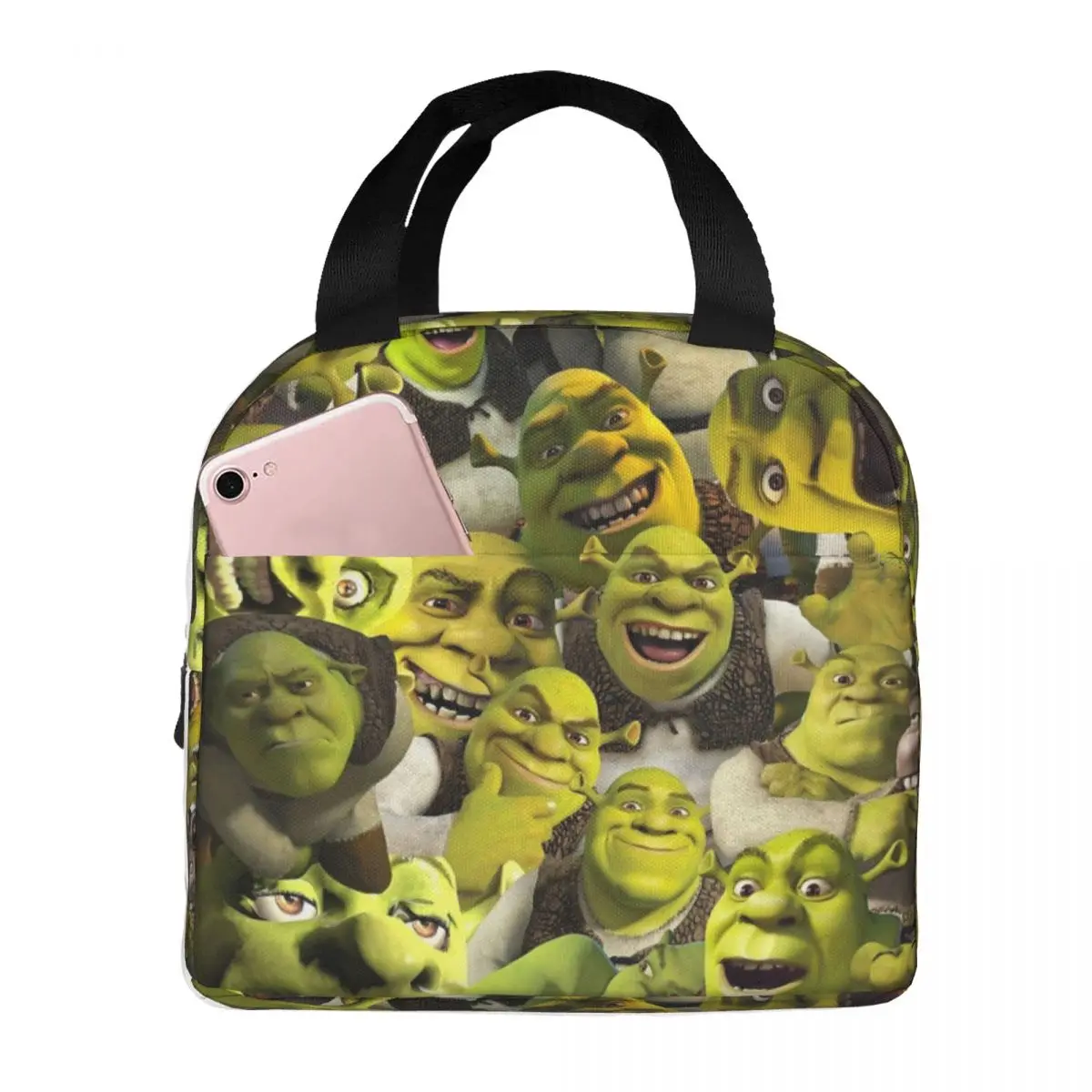 Shreks Lunch Bags Insulated Bento Box Lunch Tote Resuable Picnic Bags Thermal Bag for Woman Kids Travel