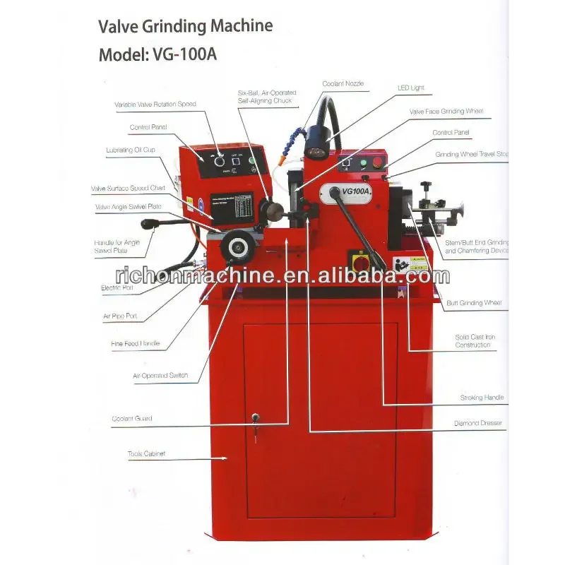 Rettificatrice per valvole VG-100, VG-100A