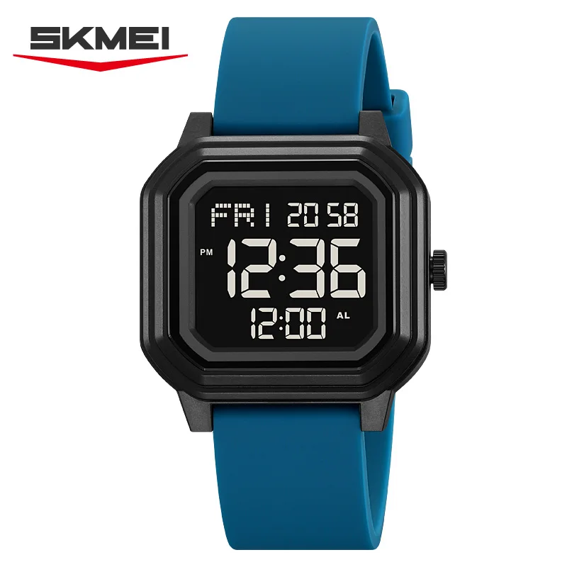 

SKMEI 2558 электронные часы оригинальные брендовые модные спортивные часы для мужчин секундомер обратного отсчета двойной часовой будильник водонепроницаемый