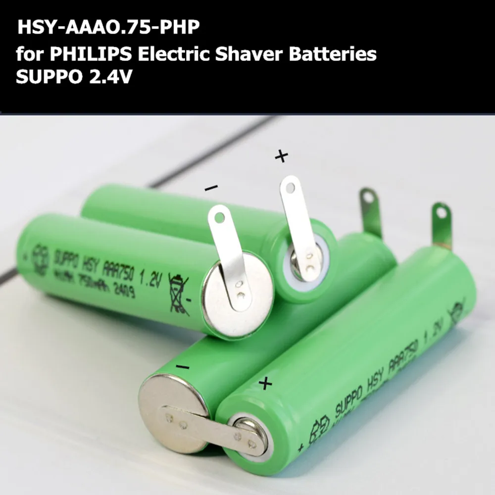 Batería HSY-AAA0.75-PHP para afeitadora Philips S5000 S5010 S5011 S5013 S5015 S5040 S5050 s5091 S5072 S5075 S5077 S5078 S5079 S5080