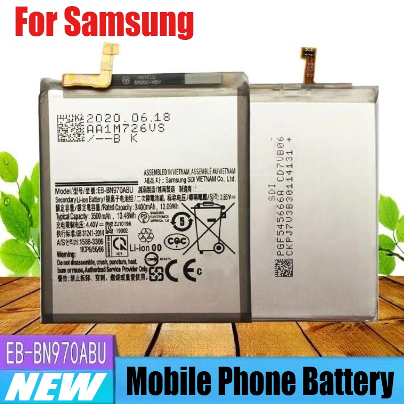 

High Capacity Battery EB-BN970ABU EB-BN972ABU For Samsung NOTE10 NOTE10plus NOTE10lite N970 N972 N975 Mobile Phone Battery