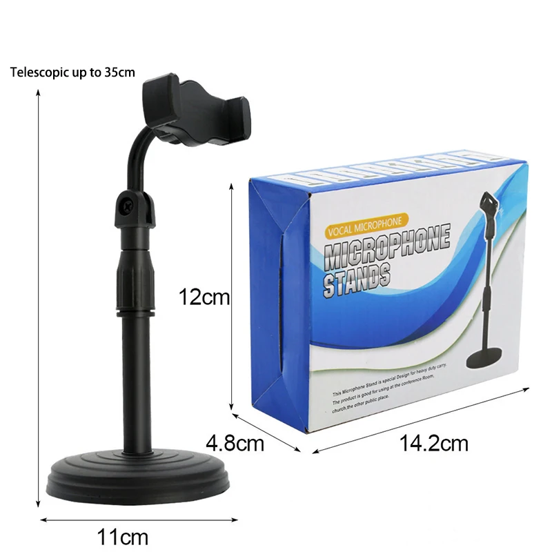 Desktop Tripod For Phone Smartphone Iphone With Phone Holder Stand Bracket Tripe For Mobile Telefoon Statief Stand Table image 6