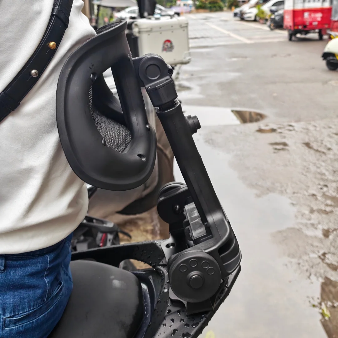 For VOGE SR450X Motorcycle Adjustable Retractable Folding Rear Backrest Waist Support Spoiler Modified Accessories