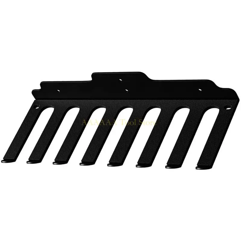 A2BE توفير المساحة العمودي رف الحديد قوس مع طلاء مقاوم للصدأ لتنظيم المنزل تخزين المعدات الفعالة #5