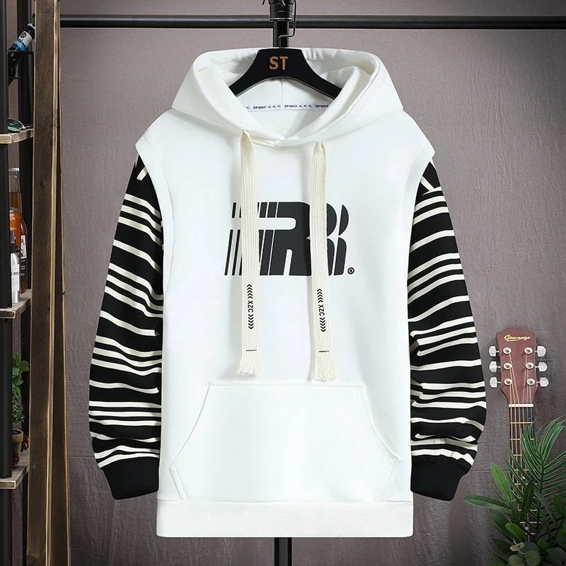 

Spring and Autumn New Hooded Sweatshirt Men's Leggings Handsome Children's Set