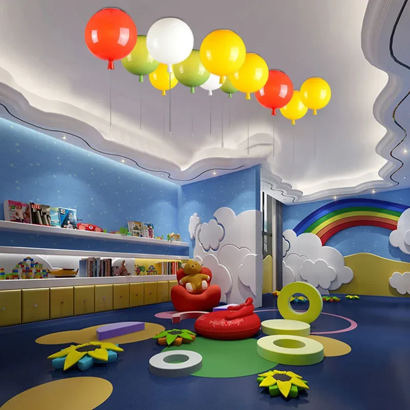 Bunte Ballon Wand leuchten e27 Schlafzimmer Foyer Studie Wohnzimmer Korridor Hotel Wand leuchte Innen beleuchtung Kinder Nachtlicht