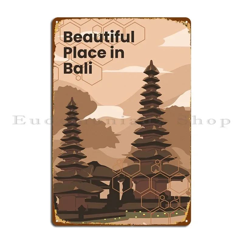 Beautiful Bali Metal Signs Design Mural Design Party Design Pub Tin Sign Poster