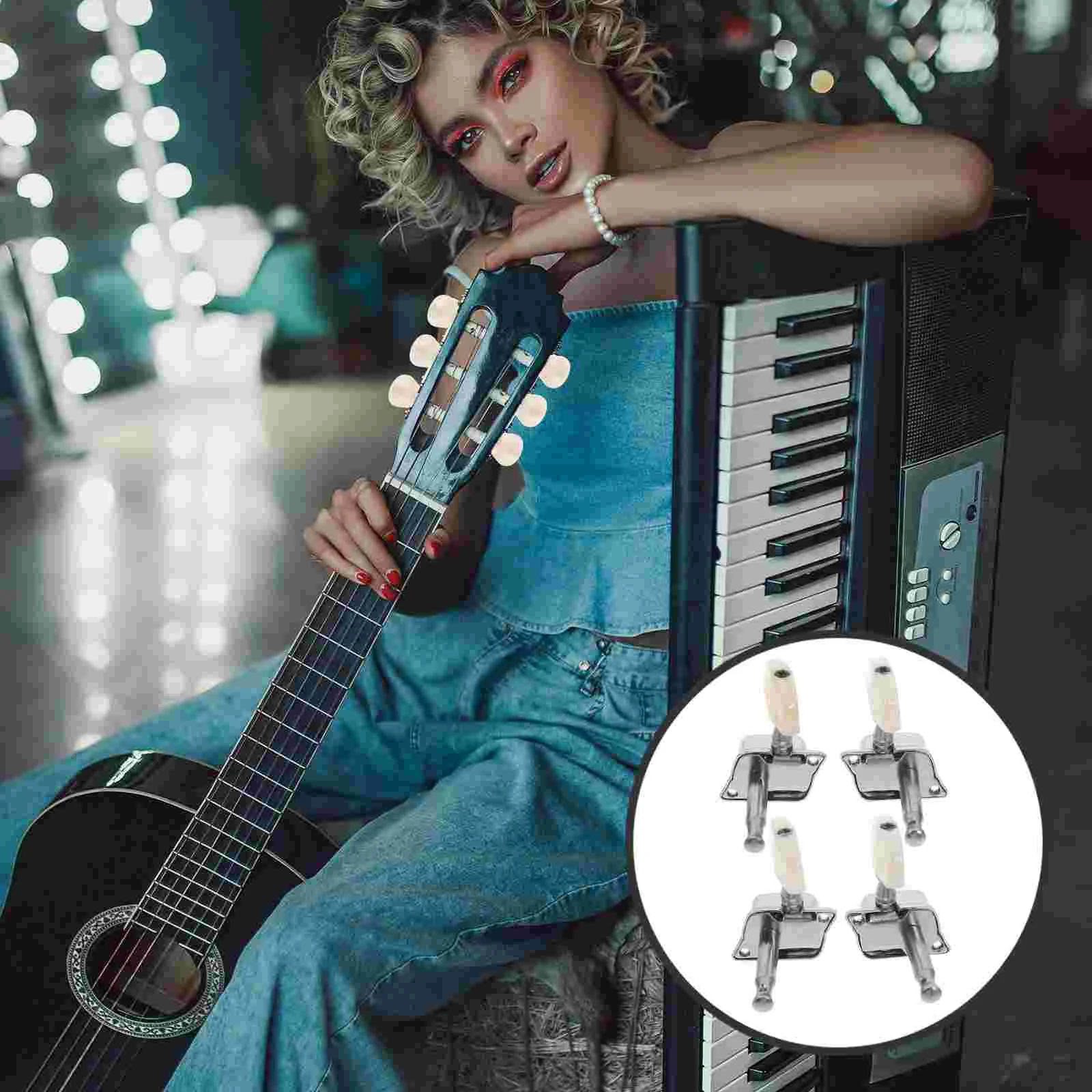 

Banjo Knob Tuner Acoustic Guitar Tuning Pegs Classical Tuners Machine Head Accessories