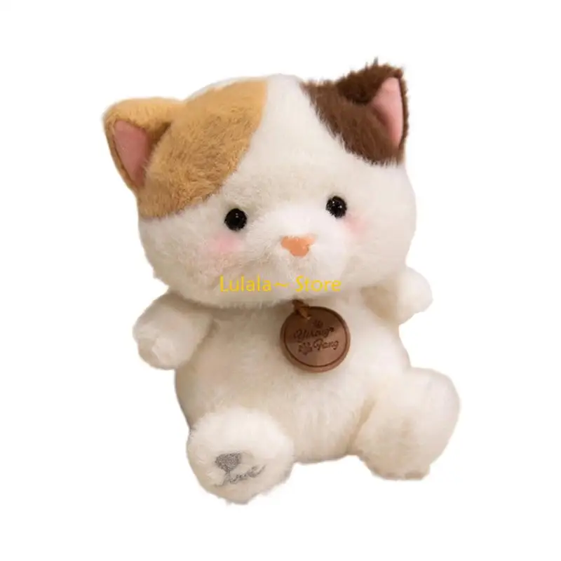 

Y4QA Stuffed Animals Panda Doll Stress Toy Decors Soft Dolls Baby Toy for Toddlers Emotion Smooth Christmas Gift