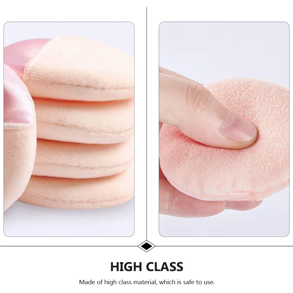 

10pcs Powder Makeup Applicators Comfortable Foundation For Women Girls Accessories Face Makeup Rounded Puff