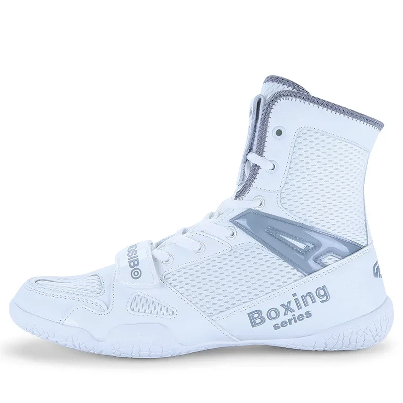 Chaussures de lutte professionnelles pour hommes et femmes, chaussures de sport respirantes en maille, bottes de boxe unisexes, chaussures de boxe design, chaussures de gastronomie, grande taille