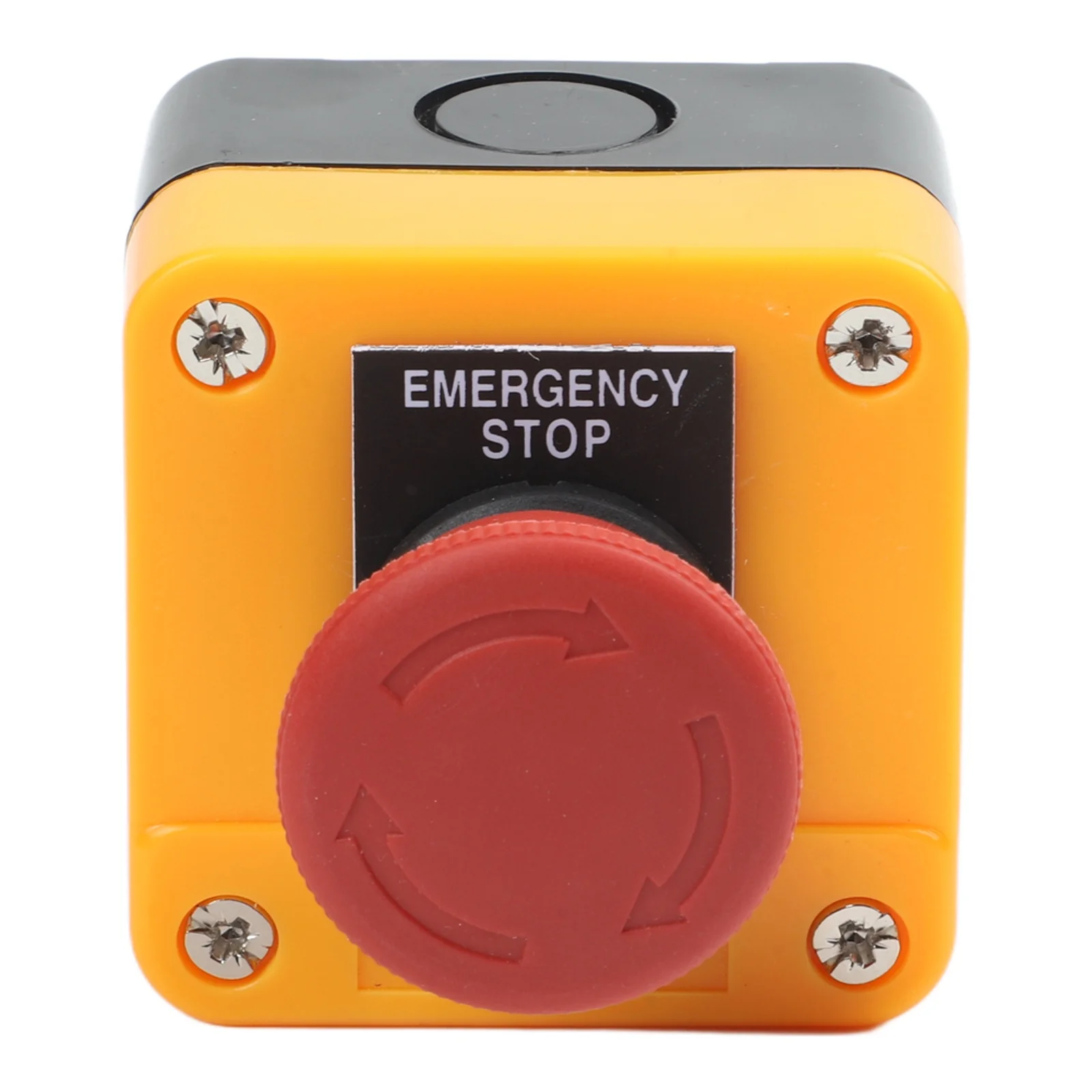 10A Latching Button Switch 1NC Estop Push Button for CNC Machines with Waterproof IP40 Protection and 22mm Mounting Hole