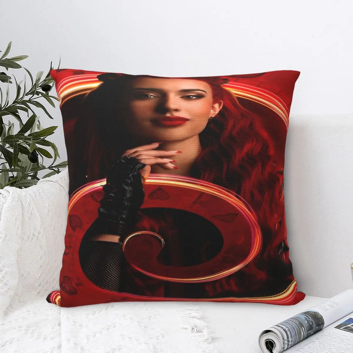 Descendants 4 The Rise Of Red Pillow Cover Soft Polyester Cushion Cover Decor Throw Pillow Case Cover Home Dropshipping