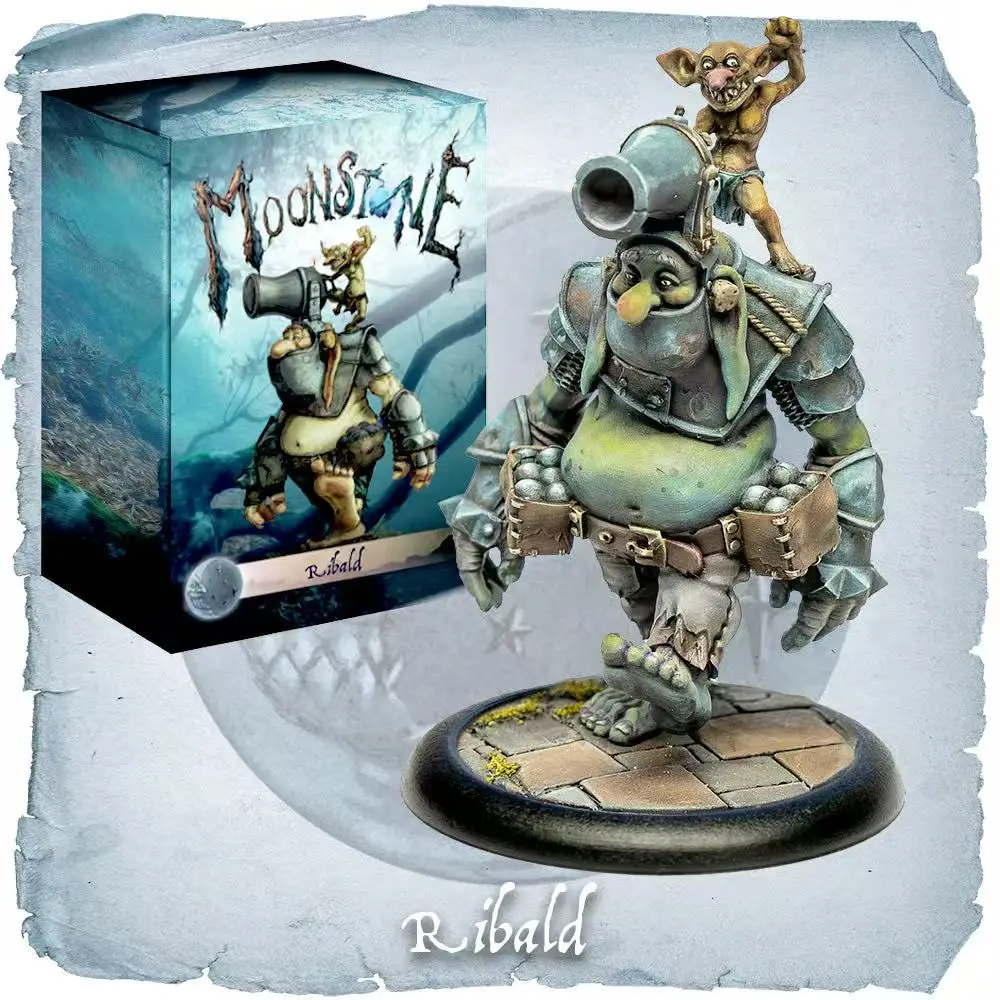 Resin-Modellbausatz Wargame 28544 MoonStne Ribald der Troll