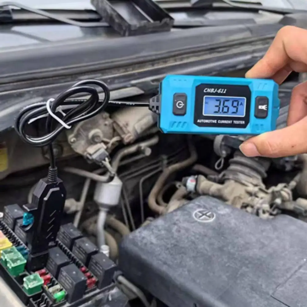 

Автомобильный тестер тока предохранителя с ЖК-дисплеем, анализатор утечки автомобиля, микротемный ток, высокоточный инструмент обнаружения неисправностей автомобиля