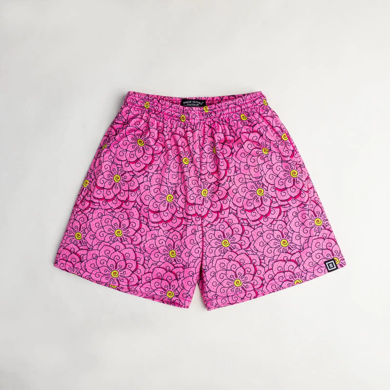 Pantalones Cortos de Malla con Estampado Floral One Piece Big Mom Homie para Hombre y Mujer, de Secado Rápido, Transpirables, Deportivos, Casuales, para Gimnasio y Jogging