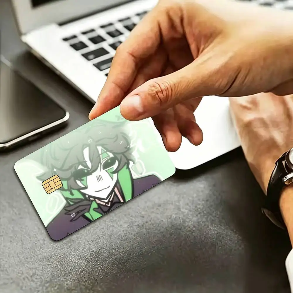Harlequin F-Freak C-Circus HD Waterproof Credit Card Stickers Silicone Decals For Chip Game Cards Gift