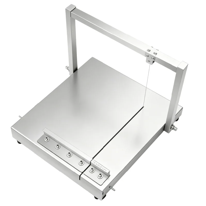 High Efficiency Stainless Steel Butter Slicing Cutter Multifunctional for Bakery Cheese Chocolate Production