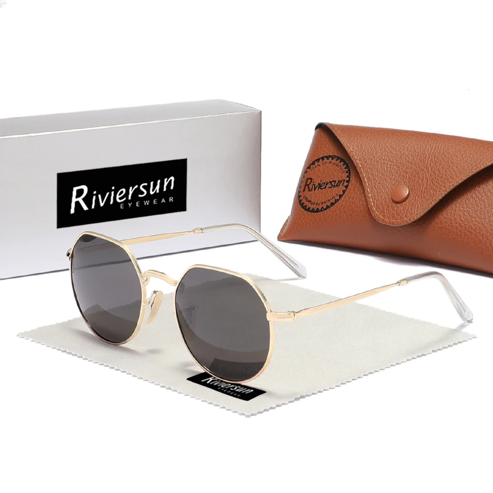 Legierungssonnenbrille, polarisiert, UV400, hochwertiges Metallrahmendesign, Brillen für Männer und Frauen, Fahrbrillen