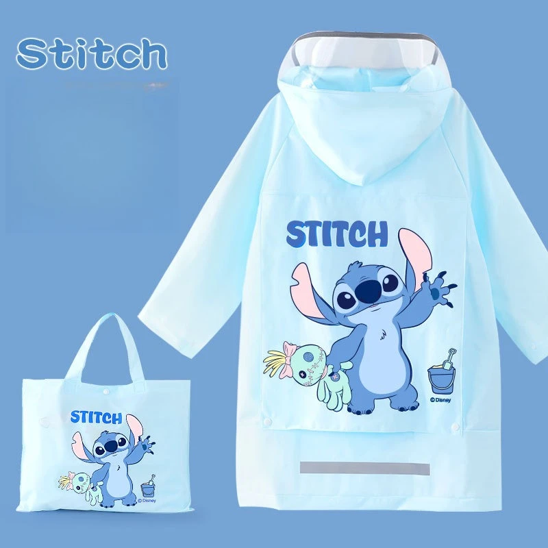 

Детский плащ Miniso Disney, плащ-пончо для мальчиков с школьной сумкой, водонепроницаемая шляпа с полями для мальчика