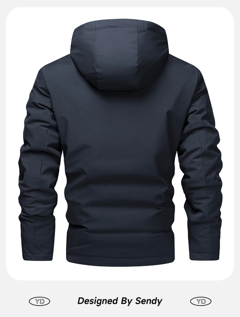 ARC Ciclismo ao ar livre, esportes, camping, casual, moderno, moda masculina, viagens, negócios, jaqueta acolchoada de algodão quente e à prova de vento