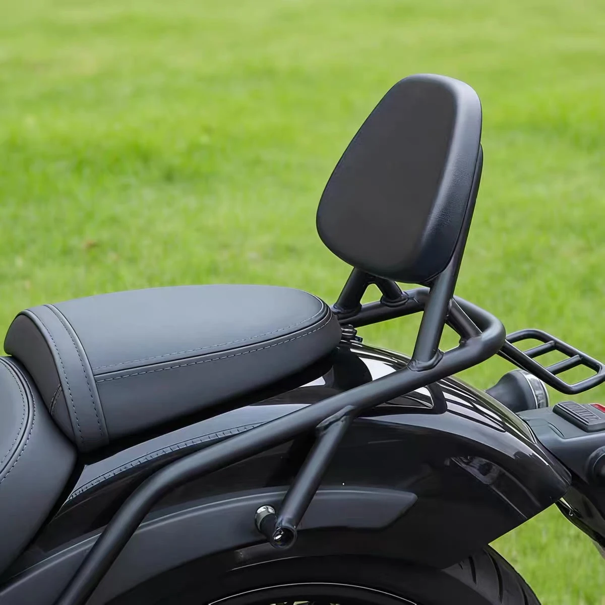 

Motorcycle rear armrest backrest tailstock rear cushion rack Luggage rack mudguard tail wing Fit For CFMOTO 450CLC CL-C450 450