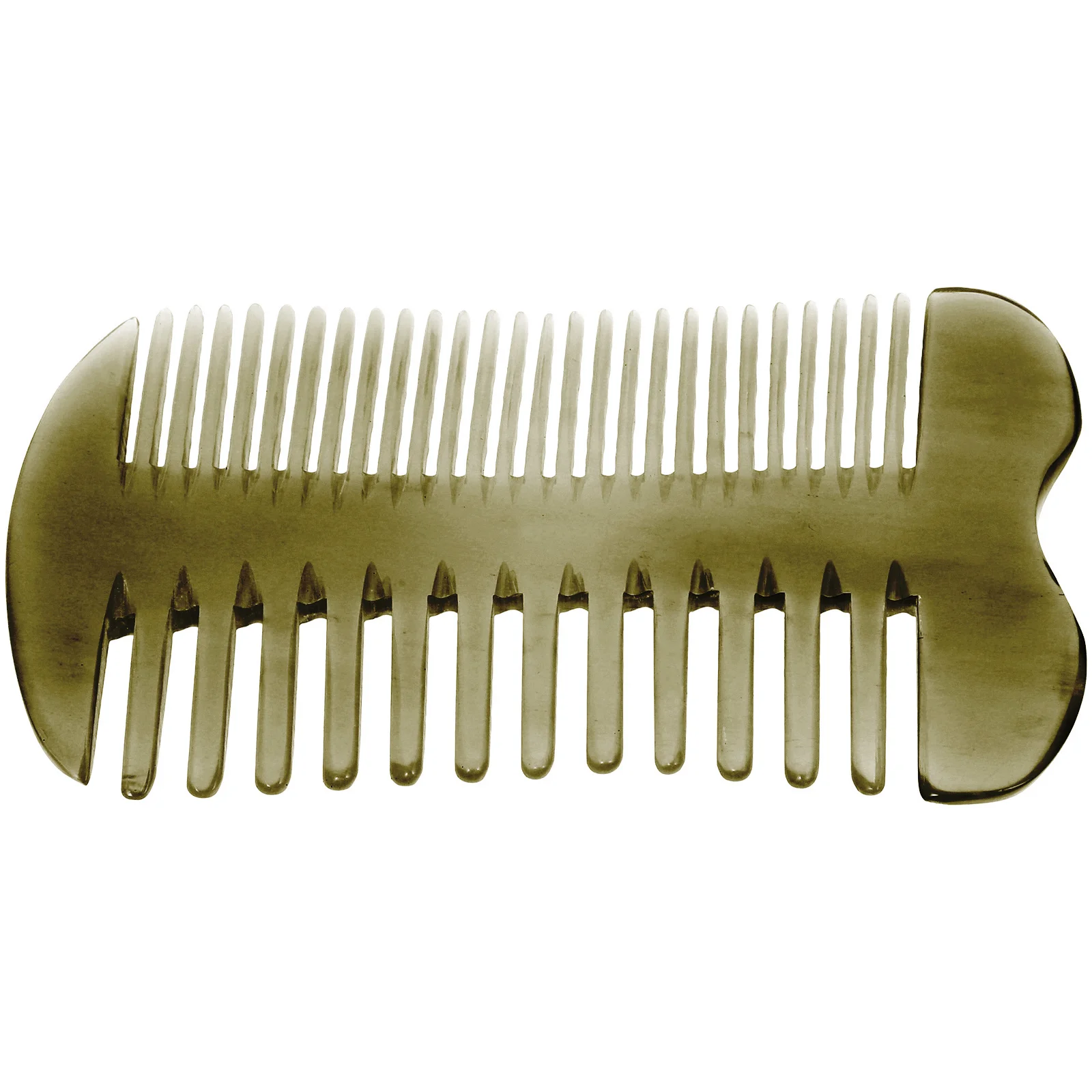 

Ox Horn Massage Comb Double-Sided Durable Care Scalp Stimulating Anti-Static Lightweight Travel Hair Comb For Healthy Silky