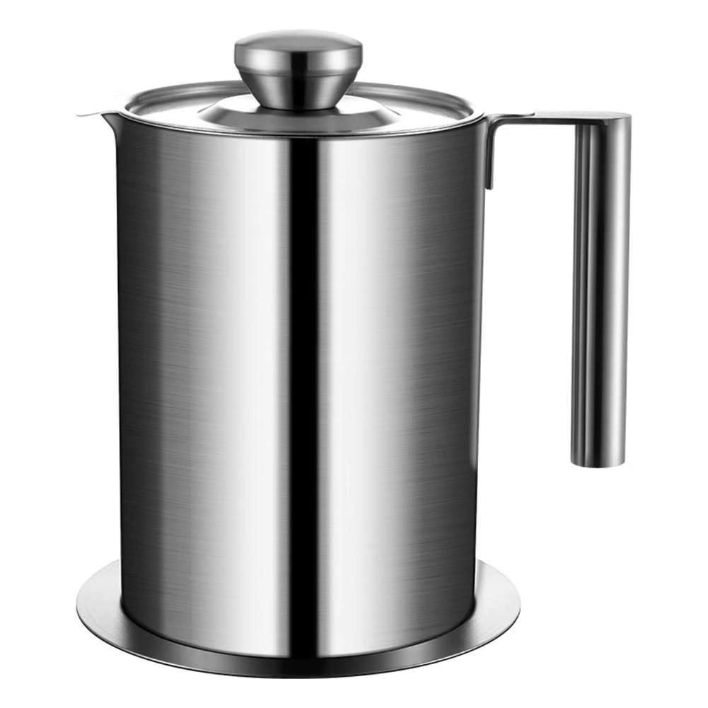 

Кастрюля для приготовления пищи, кастрюля с серебряным масляным фильтром, совместимая с индукционной плитой, фритюрница, пылезащитная крышка, кухонная кулинария