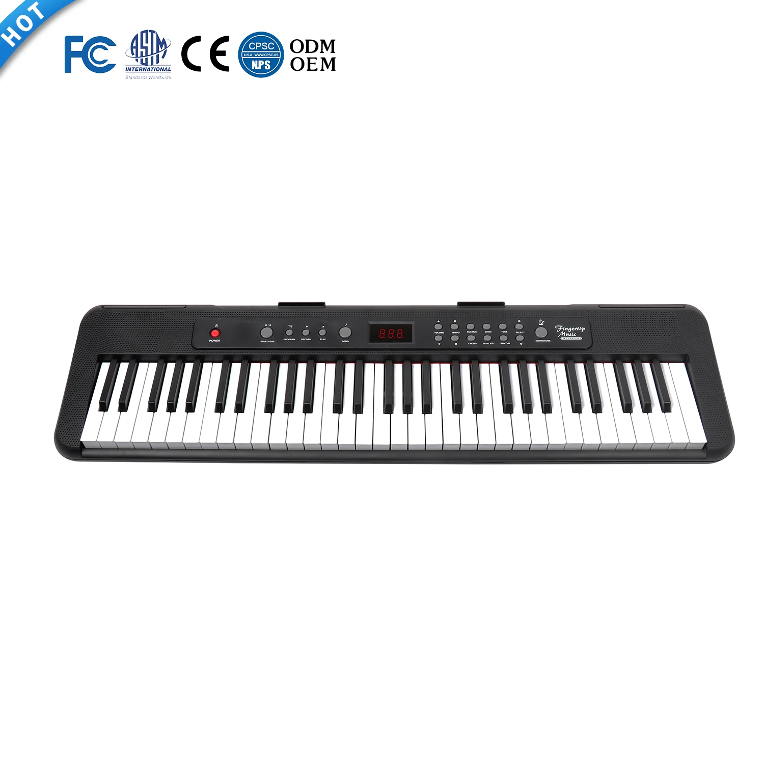 Multifunctional Musical Keyboard 61 Keys Electronic keyboard 2.2cm keys Standard Piano Keyboard Teclados For Beginners