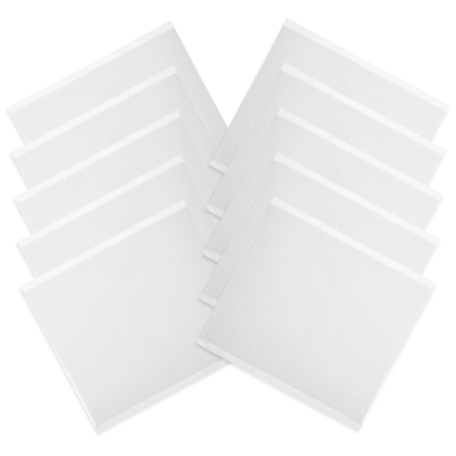 

10 Sheets Foam Double Sided Tape Adhesive Self Strip Sticky Outdoor White Double-sided Sponge 2