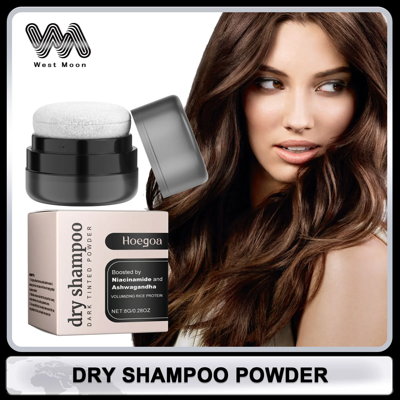 Dry Shampoo Powder For Hair Oil Control Fluffy Air Feeling Lazy Shampoo Refreshing Reduce Oil Nourishing No-Wash Dry Hair Powder