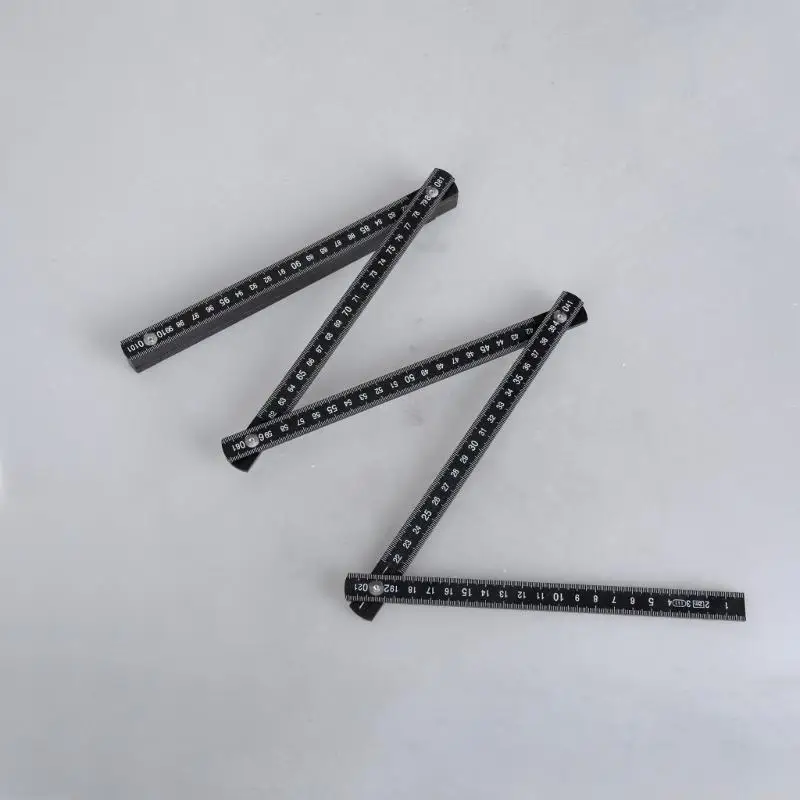 

A2BE Portable 2m Folding Ruler Measurement Device With Metal Rivets Suitable For Indoor And Outdoor Measurement Needs