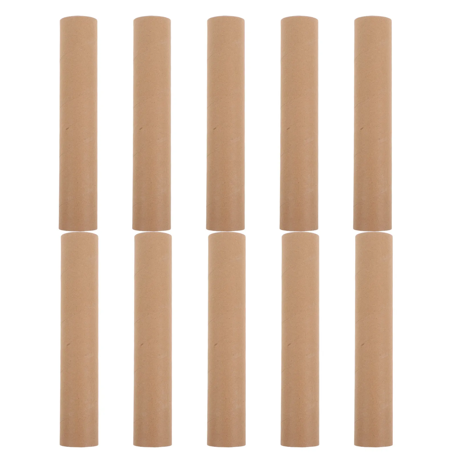 

10 шт. экологичных картонных тубусов из крафт-картона для почтовых отправлений, плакатов, художественных работ, чертежей, каллиграфии, картин, хранения и упаковки