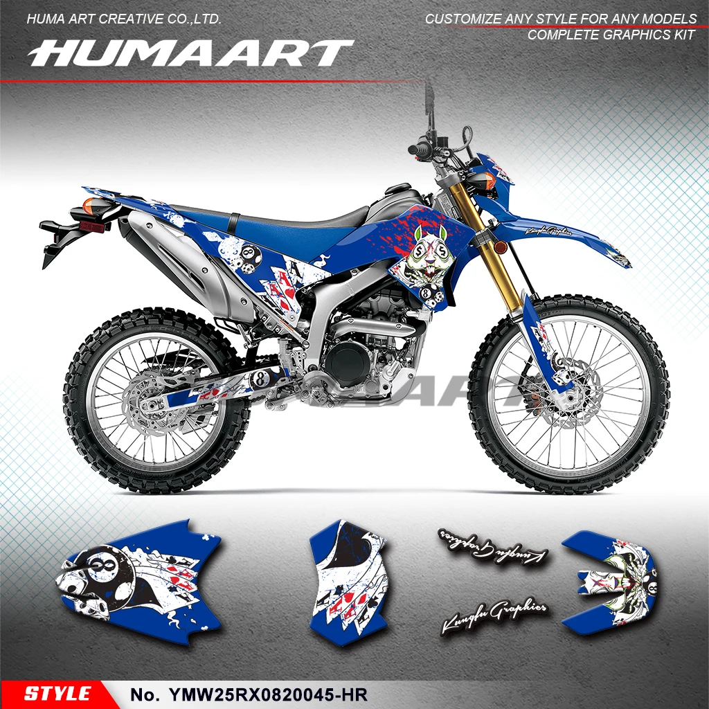 

Виниловая пленка HUMAART Racing Graphics для Yamaha WR250R WR250X 2008 2009 2010 2011 2012 2013 2014 2015-2020, YMW25RX0820045-HR