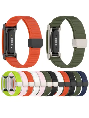 Magnetic Silicone Strap For Google Fitbit Air Smartwatch Accessories Replacement Loop Belt Sport Bracelet Correa Fitbit Air Band