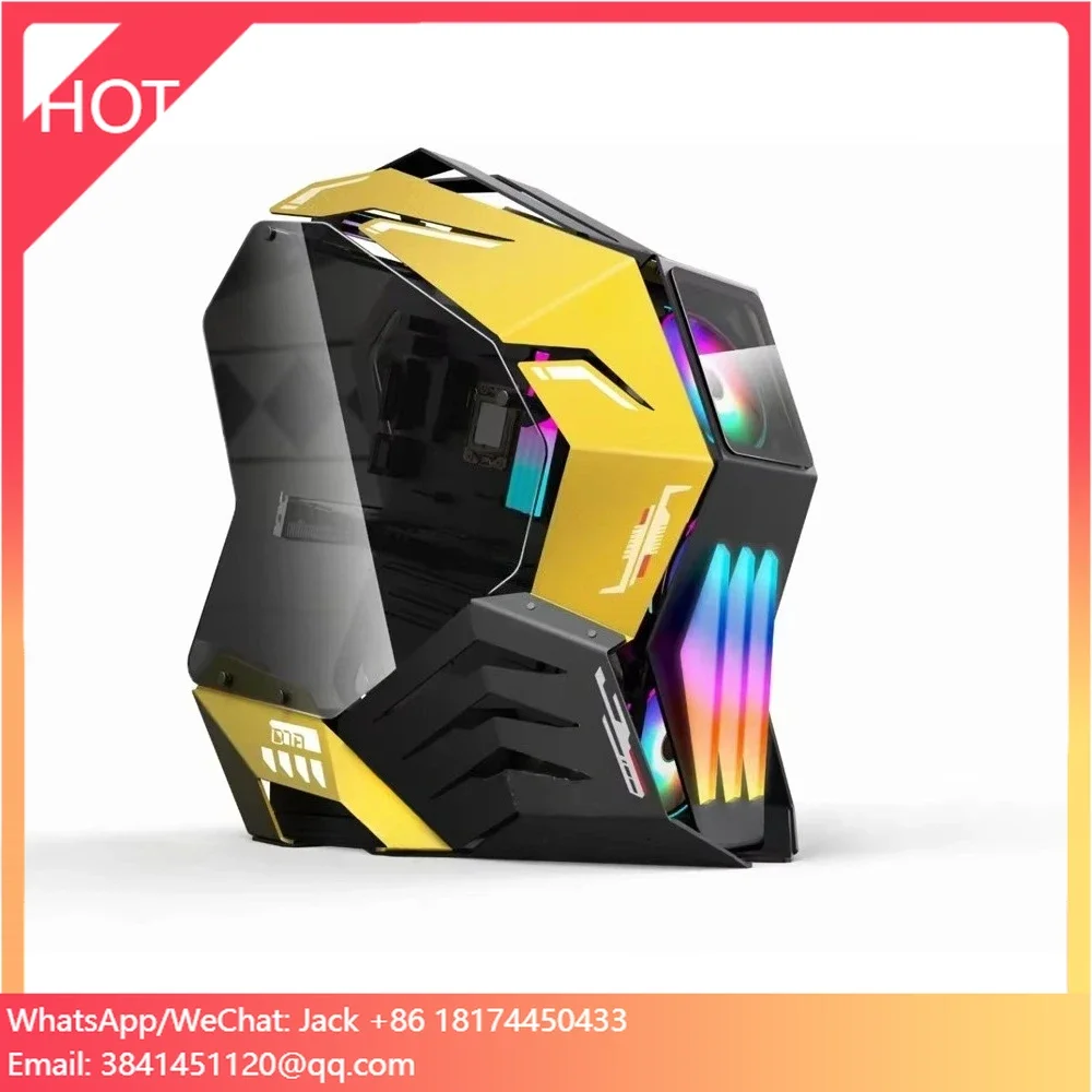 

Factory Price OEM Gaming Computer Cases & Towers PC Gaming Case With RGB LED Fan Support ATX Micro ATX