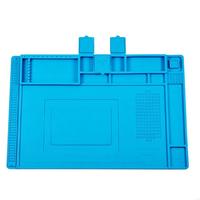 02DB Silicone Pad Desk Platform Silicone Table Mat for Soldering Station Iron Phone PC Repair Mat Heat Insulation