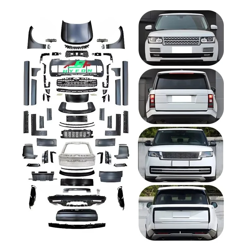 

Available for 2013-2017 Upgrade 2023 Style High Quality Body Kit Front Bumper Rear Bumper LED Headlights