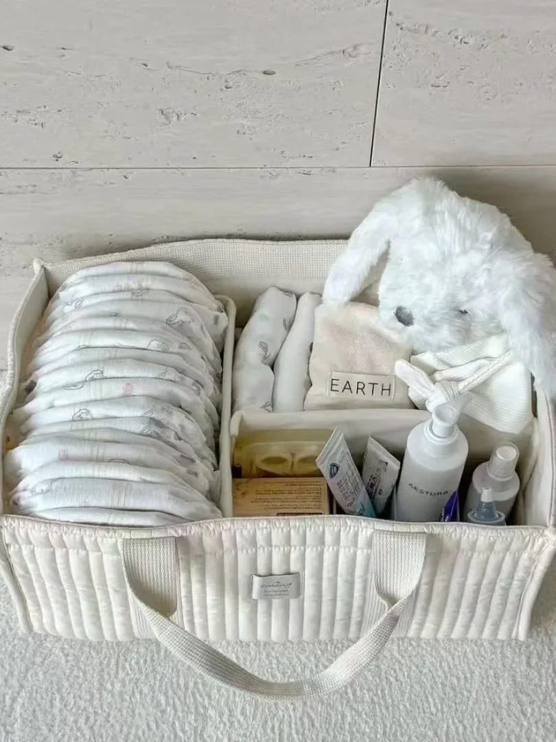 Baby Diaper Storage Box Paper Basket Child Mother And Baby Supplies Storage Basket Household Organizer Toy Storage Bin