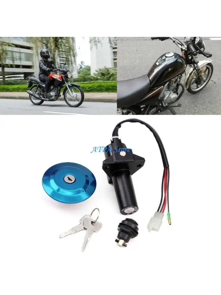 

U13C Motorcycle Ignition Switch Modification Part Caps Lock Key for YBR125