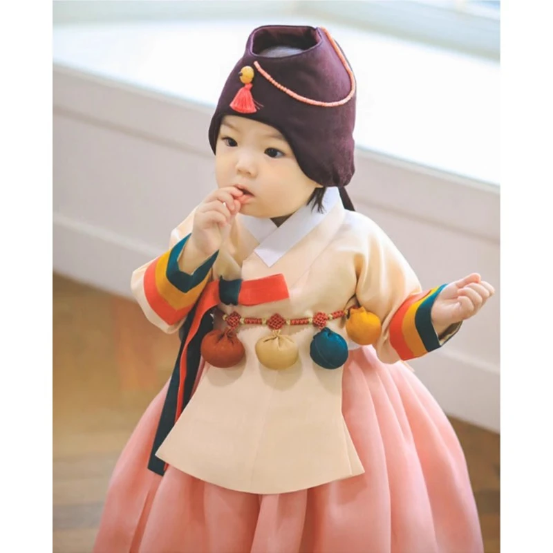 Korean Imported Fabric Birthday Hanfu/performance Hanfu/children's New High-end Hanfu