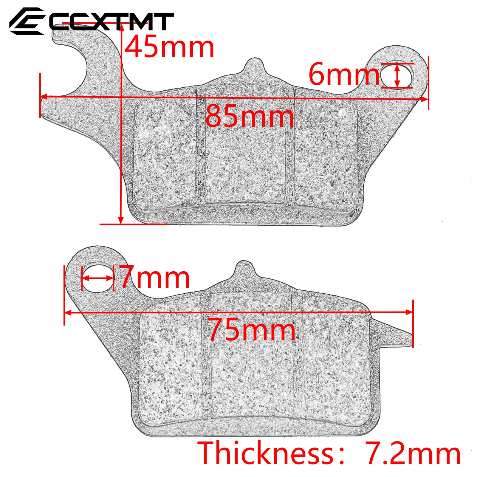 Motorcycle Front left Brake Pads For YAMAHA Tricity125 2014 2015-2021 Tricity 155 Tricity 300 3 wheel Scooter 2019 2020 2021