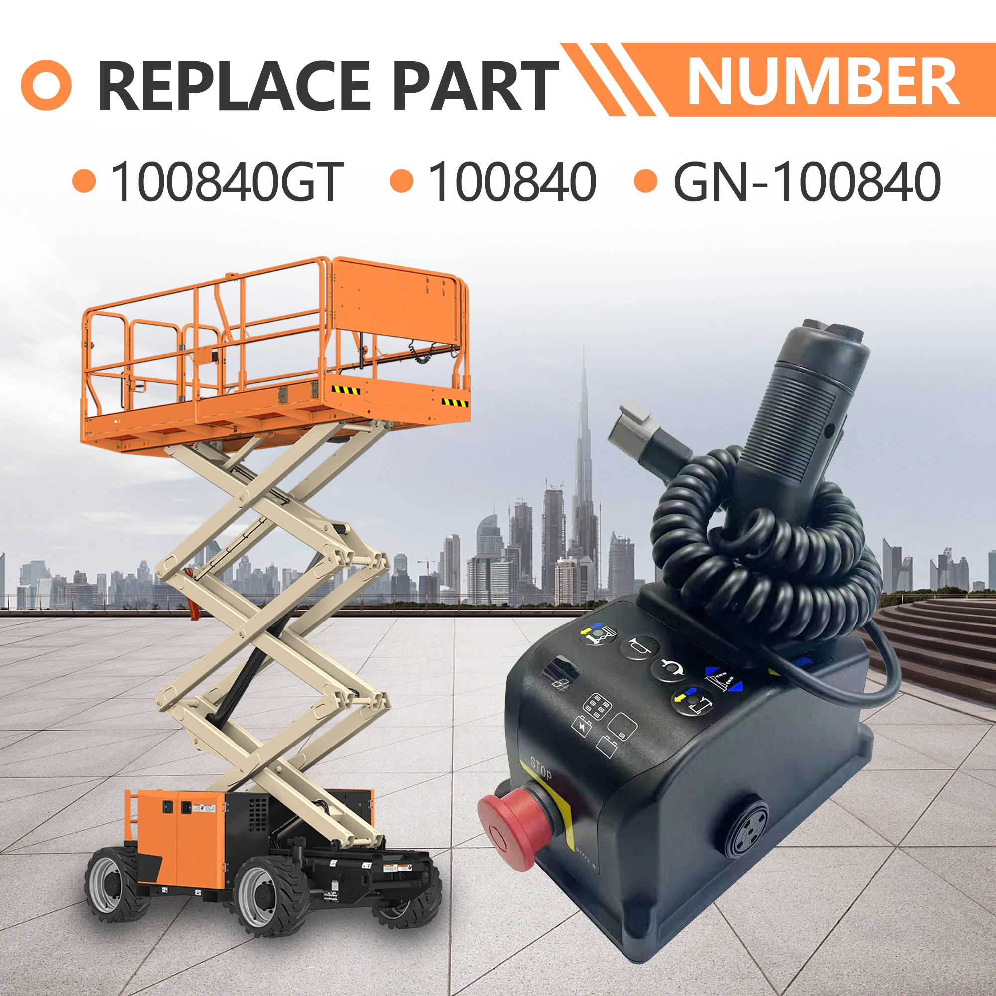 100840 100840GT صندوق التحكم لـ Genie Lift Gen 5 GS-1530/1532/1930/1932/2032/2046/2632/2646/2668/3232/3246/3268 GR-12/15/20