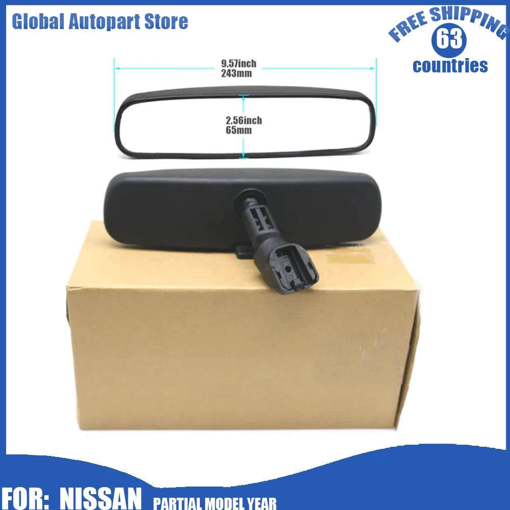 96321-2DR0A 96321-2DR0-A103 Interior Rear View Car Rearview Front Mirror For Nissan Fairlady Navara Armada Cefiro Leaf Sentra