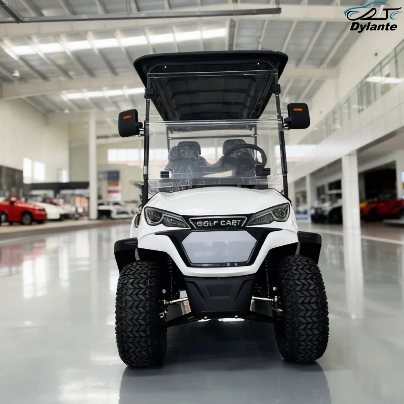 

2025 New Design 5000W 6 Seats Electric Golf Cart Buggy Off-Road Racing For Adults Foldable Rear Seat + Built-In Storage Box