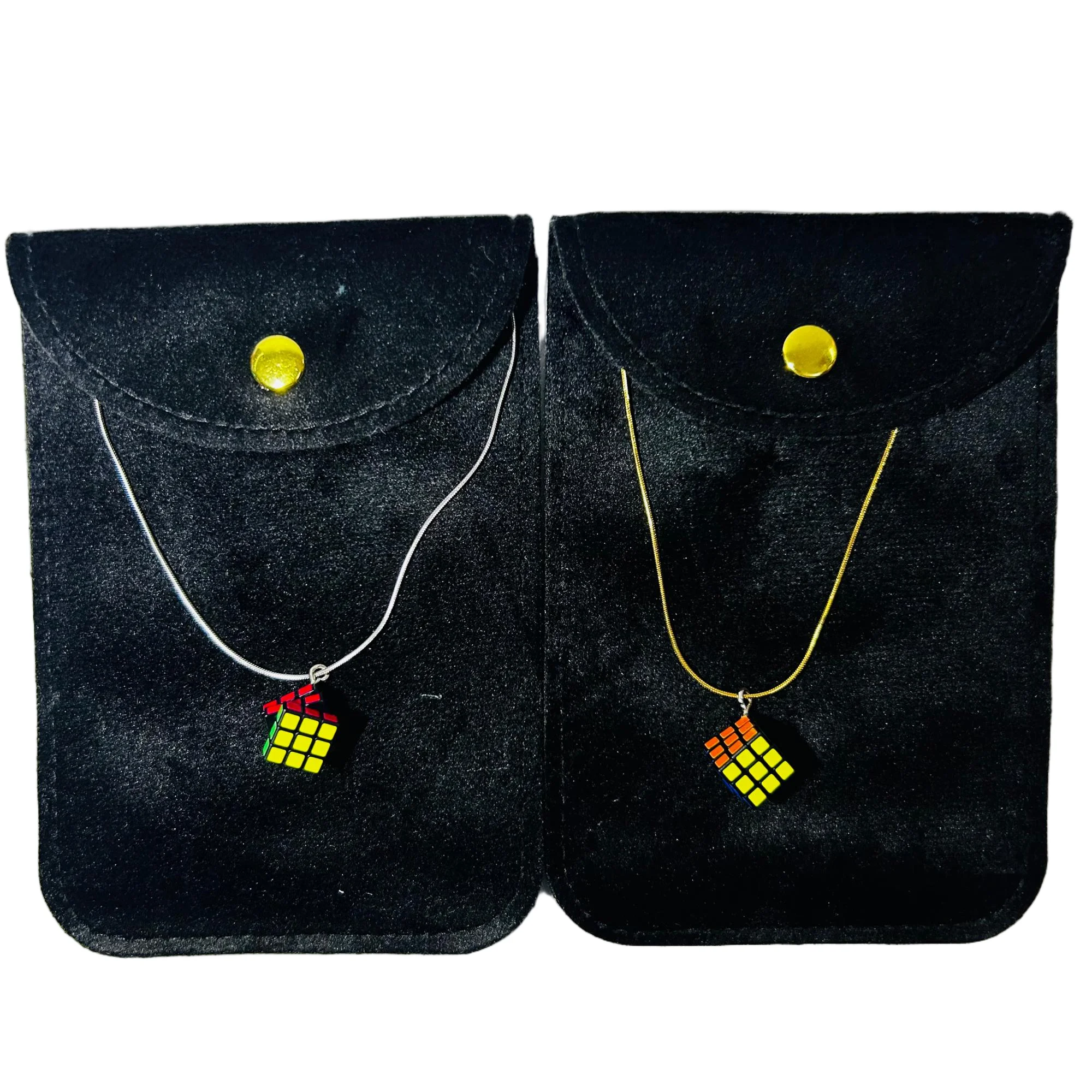 New Necklace Cube Necklace 3×3 cube 1cm Mini Magic Cube Tiny 3x3 Professional 1CM Speed Cube Magic Cube Puzzle Blue Black Toys