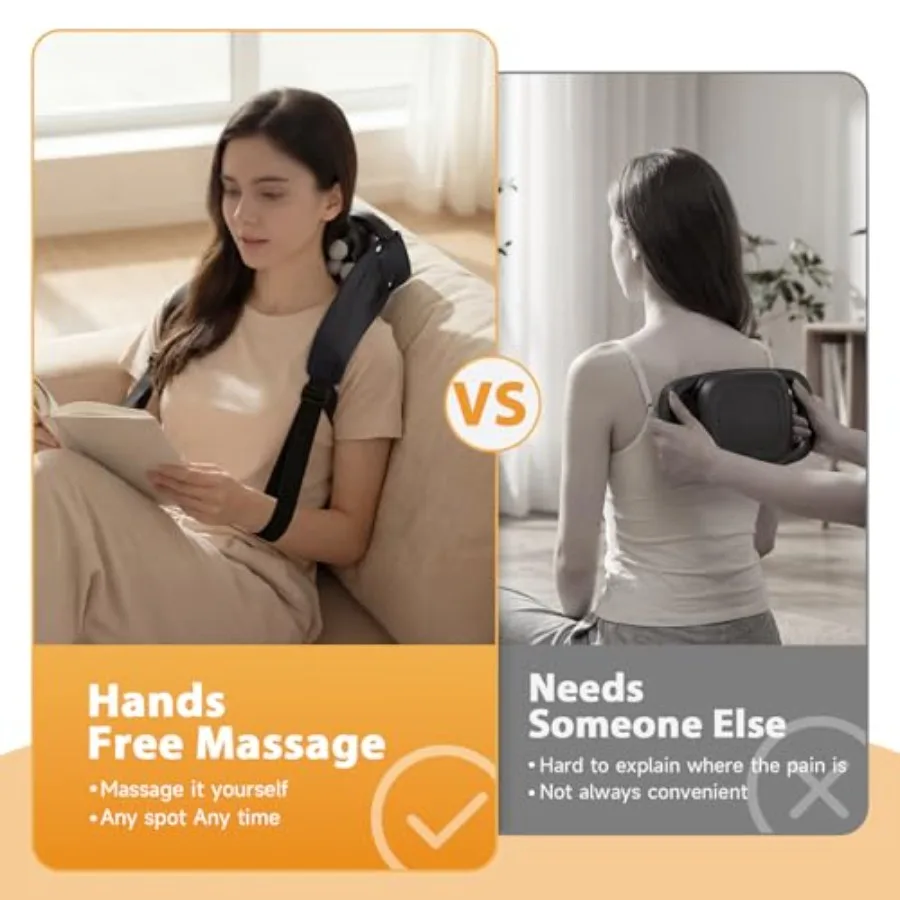 24 Head Massage Gun Deep Tissue Self Massager for Neck and Back with 9 Modes 9 Levels Quiet Handheld Multi Head Percussion Musc